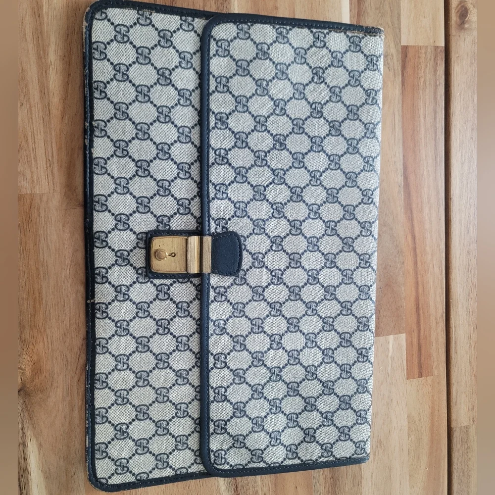 Gucci Monogram Clutch